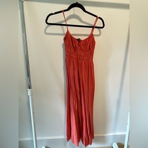Dynamite Coral Summer Maxi Dress